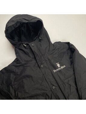 Dutch Bros Employee Jacket Men’s M Hooded Zip In Fleece Vest by Port Authority